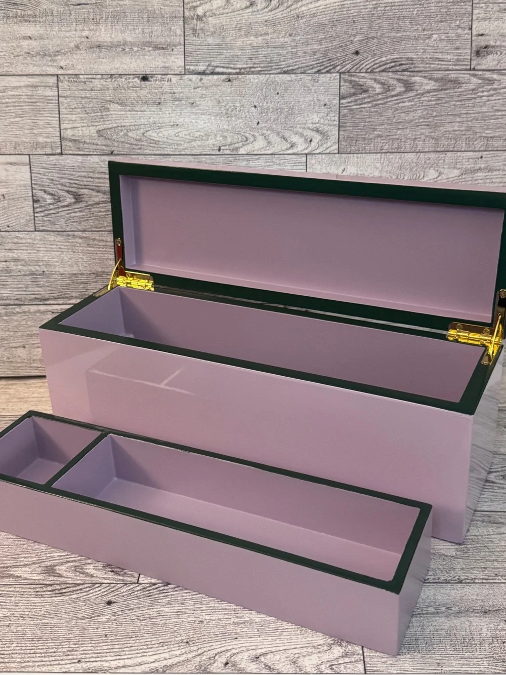 Anthropologie Pop Color Lacquer Jewelry Box